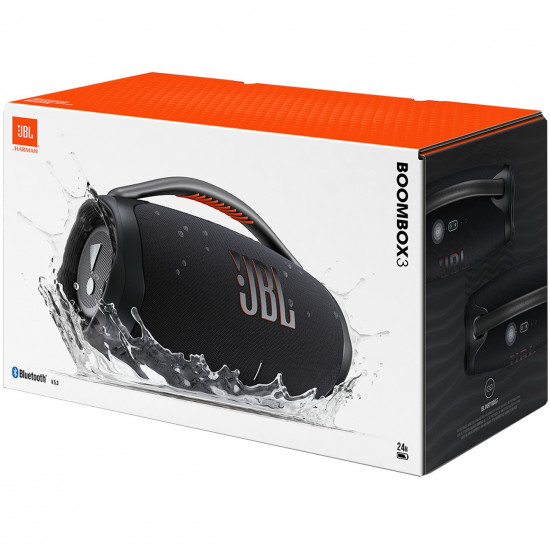 JBL Boombox 3 tragbarer Lautsprecher wireless BT black