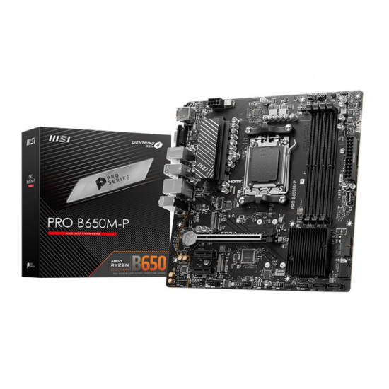 MSI PRO B650M-P motherboard AMD B650 Socket AM5 micro ATX