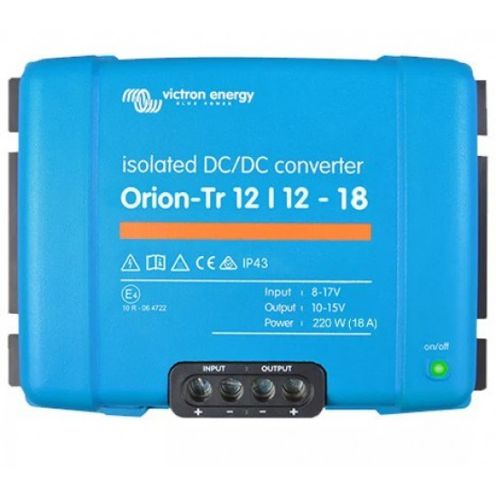 Victron Energy Orion-Tr 12/24-18A 220 W automotive inverter (ORI121222110)