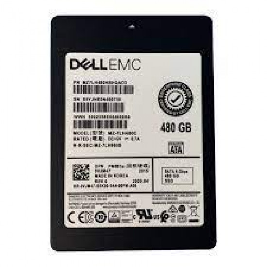 480GB DELL EMC (0VJM47) PM883 Enterprise Series, SATA-6Gbs, SATA III, 2.5 High Performance SSD (For PowerEdge Servers)