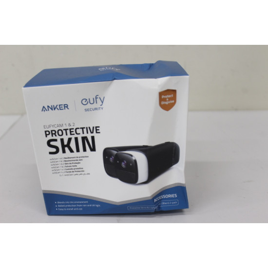 SALE OUT. Anker Eufy 2 Set Silicone Skins In Black For EufyCam & EufyCam 2, Black | Anker Eufy | 2 Set Silicone Skins In Black | 24 month(s) | DAMAGED PACKAGING