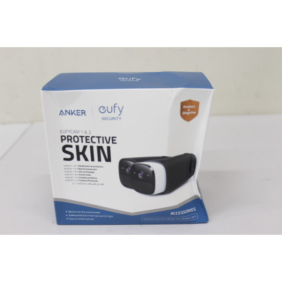 SALE OUT. Anker Eufy 2 Set Silicone Skins In Black For EufyCam & EufyCam 2, Black | Anker Eufy | 2 Set Silicone Skins In Black | 24 month(s) | DAMAGED PACKAGING