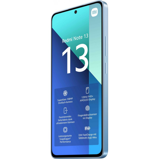 Xiaomi Redmi Note 13 16.9 cm (6.67) Hybrid Dual SIM Android 13 4G USB Type-C 6 GB 128 GB 5000 mAh Blue