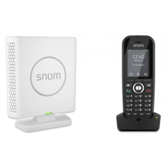 Snom M430 DECT telephone Caller ID Black, White