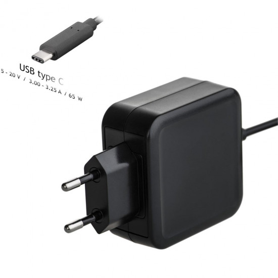 Akyga AK-ND-70 Notebook AC Adapter 20V/3 - 3.25A 65W USB type C