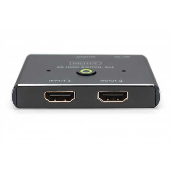 Digitus 8K HDMI Switch, 2x1 | DS-45341 | Black