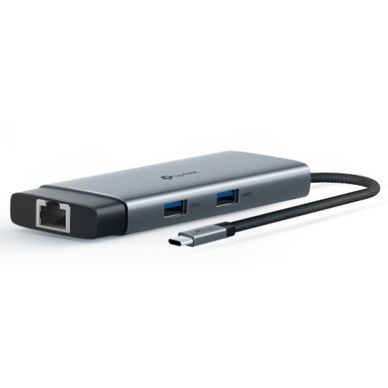 TP-Link UH6120C interface hub USB Type-C Grey