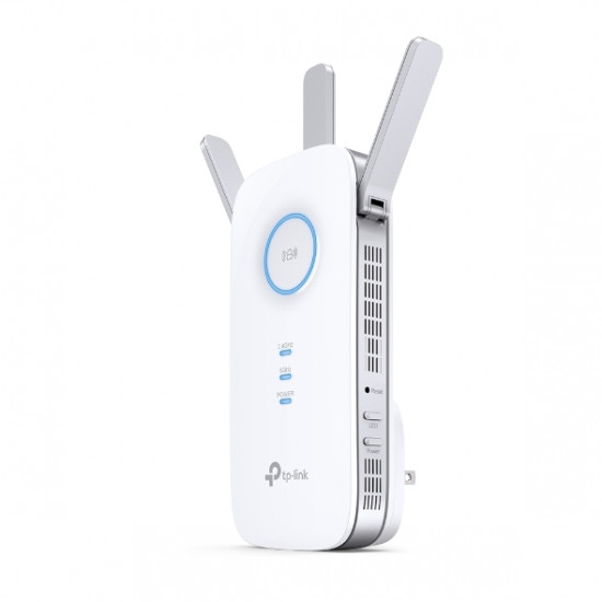 TP-LINK | AC1900 Wi-Fi Range Extender | RE550 | 802.11ac | 2GHz/5GHz | 600+1300 Mbit/s | 10/100/1000 Mbit/s | Ethernet LAN (RJ-45) ports 1 | MU-MiMO No | no PoE | Antenna type 3xExternal | No