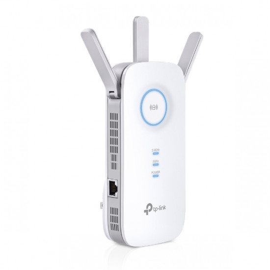 TP-LINK | AC1900 Wi-Fi Range Extender | RE550 | 802.11ac | 2GHz/5GHz | 600+1300 Mbit/s | 10/100/1000 Mbit/s | Ethernet LAN (RJ-45) ports 1 | MU-MiMO No | no PoE | Antenna type 3xExternal | No