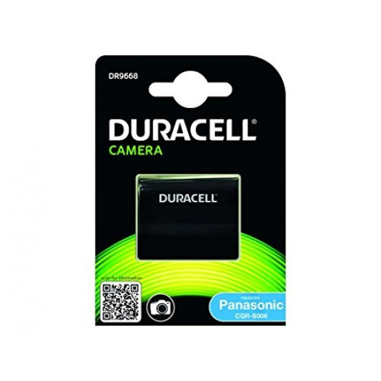 Duracell Camera Battery - replaces Panasonic CGA-S006 Battery