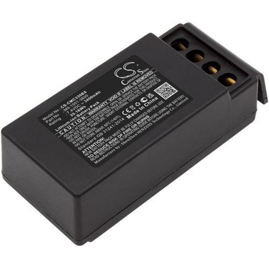 Battery for Cavotec MC3300, 7.4V 3400mAh Li-Ion