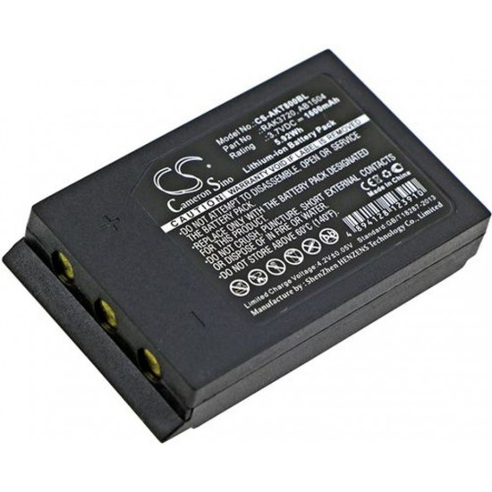 Battery replacement for Akerstroms 933719-000 3.7V 1600mAh