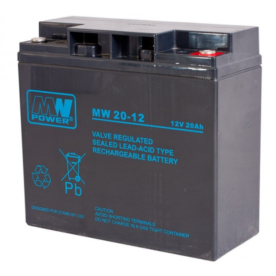 MW Power MW 20-12 UPS battery Sealed Lead Acid (VRLA) 12 V 20 Ah