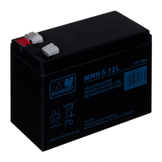 MW Power MWH 5-12L vehicle battery 6 Ah 12 V 125 A