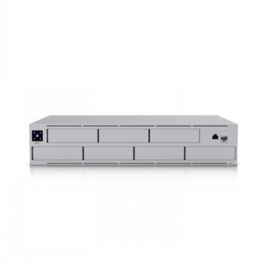 UBIQUITI 2U RACK-MOUNT NAS WITH (7) 2.5/3.5 DRIVE BAYS AND 10 GBPS PERFORMANCE DESIGNED FOR LARGE-SCALE FILE STORAGE AND SHARING