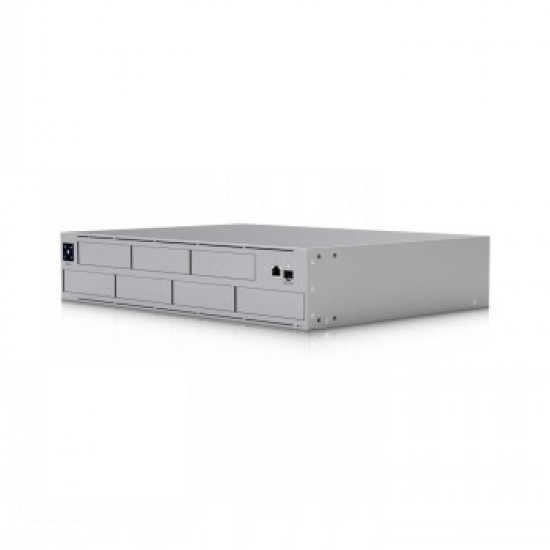 UBIQUITI 2U RACK-MOUNT NAS WITH (7) 2.5/3.5 DRIVE BAYS AND 10 GBPS PERFORMANCE DESIGNED FOR LARGE-SCALE FILE STORAGE AND SHARING