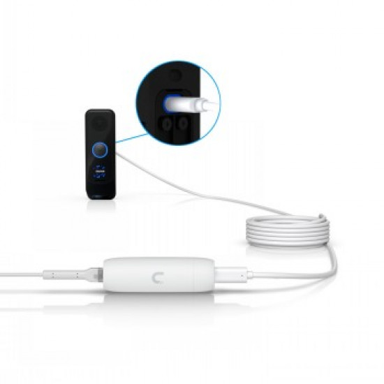 UBIQUITI G4 DOORBELL PRO POE TO USB-C CABLE. SEVEN-METER USB CABLE THAT CONNECTS A G4 DOORBELL PRO TO A POE SOURCE