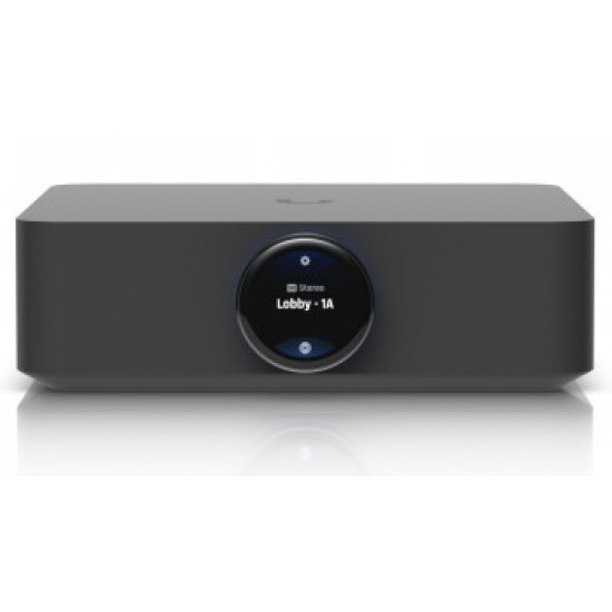 UBIQUITI POWERAMP BLACK. PREMIUM SPEAKER AMPLIFIER DESIGNED FOR HIGH-FIDELITY MULTI-ZONE AUDIO STREAMING AND IMMERSIVE SPATIAL SOUND EXPERIENCES