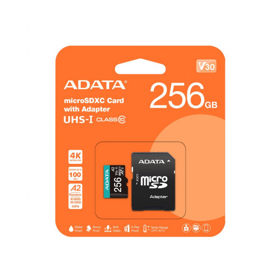 ADATA Premier Pro 256 GB MicroSDXC UHS-I Class 10