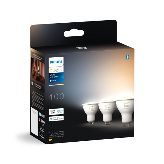 Philips Hue White ambience GU10 – smart spotlight – (3-pack)