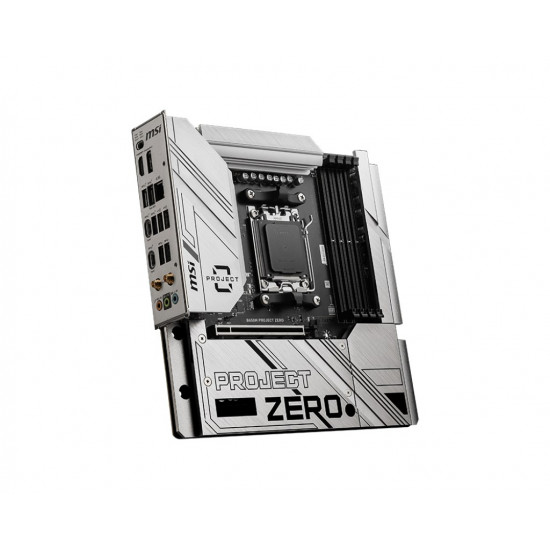 MSI B650M PROJECT ZERO motherboard AMD B650 Socket AM5 micro ATX