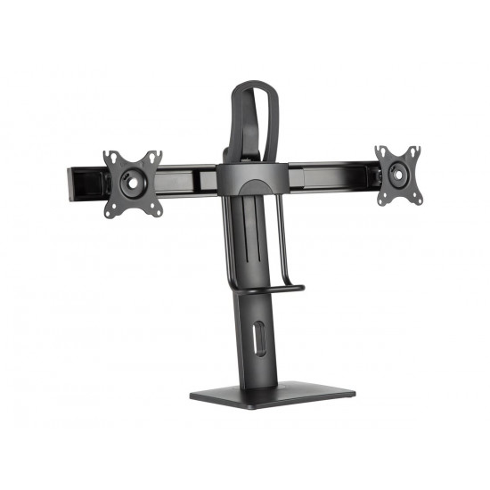 GEMBIRD Double monitor desk stand height adjustable