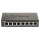 D-Link DGS-1100-08V2 Managed L2 Gigabit Ethernet (10/100/1000) Black