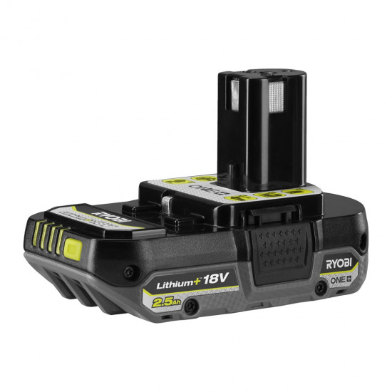 Ryobi RB18L25, Battery, Lithium-Ion (Li-Ion), 2.5 Ah, 18 V, Black, Green, 1 pc(s)