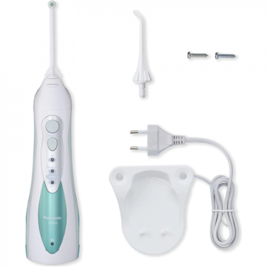 Panasonic | Oral irrigator | EW1313G303 | Cordless | 130 ml | Number of heads 2 | White/Green