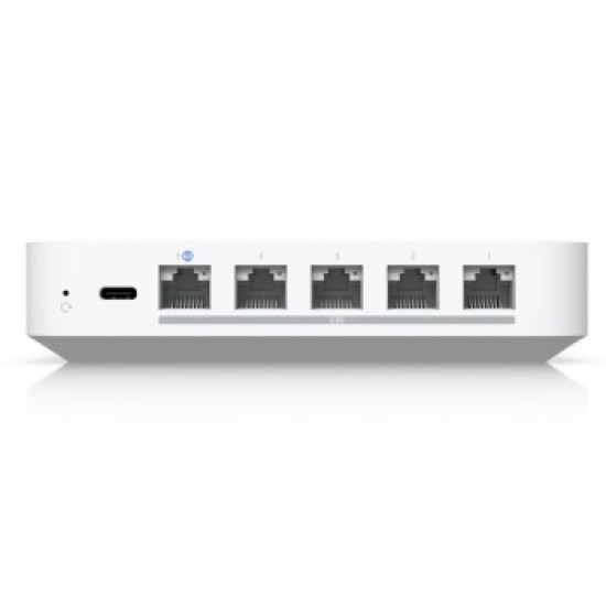 UBIQUITI COMPACT 2.5G CLOUD GATEWAY WITH 30+ UNIFI DEVICE / 300+ CLIENT SUPPORT, 1.5 GBPS IPS ROUTING, AND 512 GB SSD NVR STORAGE