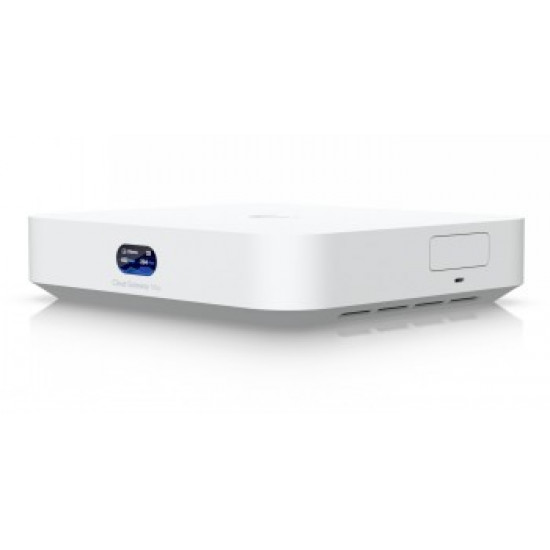 UBIQUITI COMPACT 2.5G CLOUD GATEWAY WITH 30+ UNIFI DEVICE / 300+ CLIENT SUPPORT, 1.5 GBPS IPS ROUTING, AND 512 GB SSD NVR STORAGE