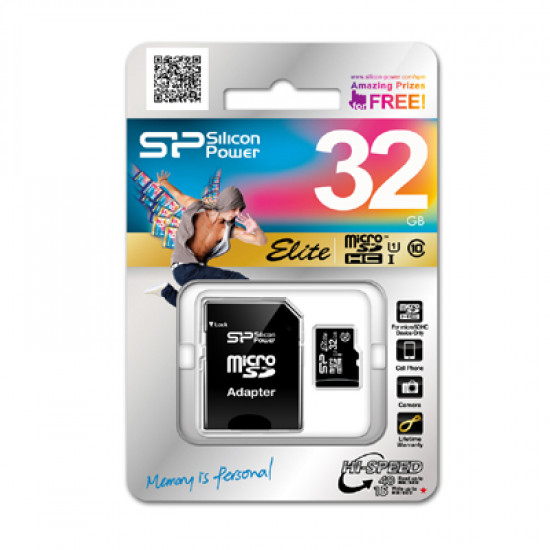 Silicon Power | Elite UHS-I | 16 GB | MicroSDHC | Flash memory class 10 | SD adapter