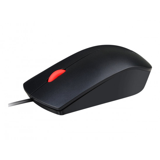 Lenovo Essential USB Wired Mouse, 1600 DPI, 1.8 m, 3 Buttons, Black | Lenovo | Essential USB Mouse | Optical sensor | wired | Black