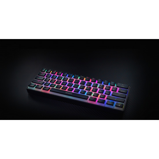 Genesis | THOR 660 RGB | Black | Mechanical Gaming Keyboard | Wireless | RGB LED light | US | Bluetooth | USB Type-C | 588 g | Gateron Brown