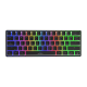 Genesis | THOR 660 RGB | Black | Mechanical Gaming Keyboard | Wireless | RGB LED light | US | Bluetooth | USB Type-C | 588 g | Gateron Brown