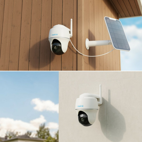 Reolink Argus Series B420 - 3MP Outdoor Battery Wi-Fi Camera, Pan & Tilt, Person/Vehicle Detection, Two-Way Audio