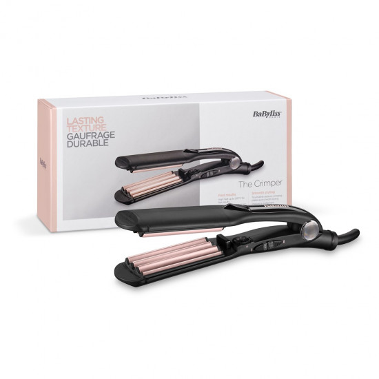 BaByliss The Crimper Texturizing iron Warm Black, Pink 70.9 (1.8 m)