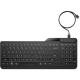 HP 405 Backlit USB-C Wired 24/7 Keyboard, Spill Resistant, Sanitizable, Programmable, Adjustable Tilt and LED brightness - Black - ESTONIAN