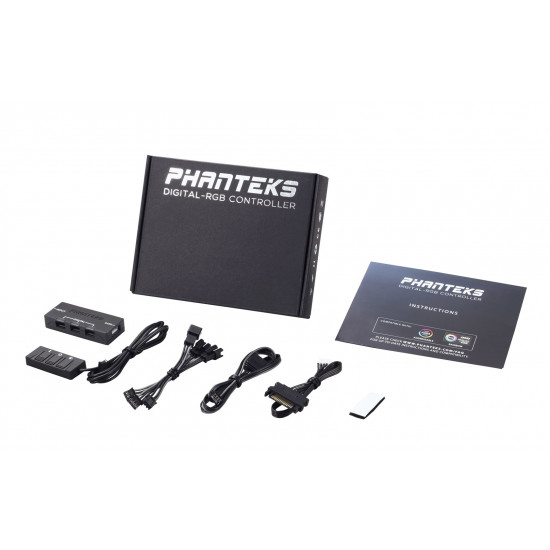 Phanteks PH-CTHUB_DRGB_01 LED lighting controller Black