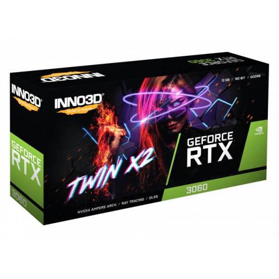 Inno3D GeForce RTX 3060 Twin X2 NVIDIA 12 GB GDDR6