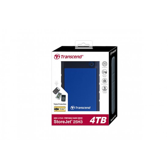 Transcend StoreJet 25H3 4TB Blue