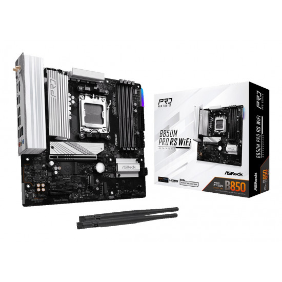 Asrock B850M Pro RS WiFi AMD B850 Socket AM5 micro ATX