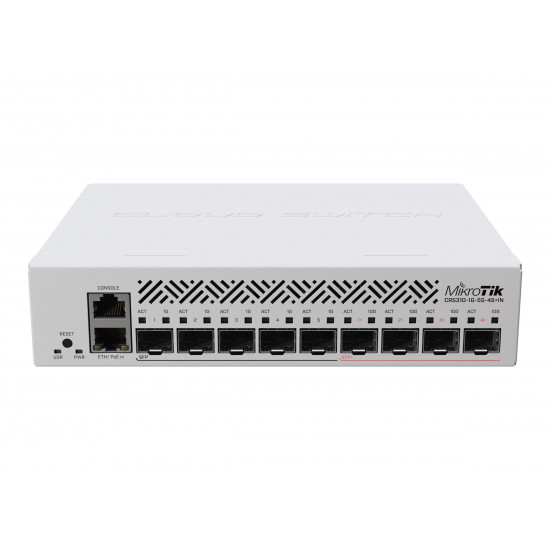 MIKROTIK CRS310-1G-5S-4S+IN CLOUD SWITCH 1X GE 5X SFP 4X SFP+ ROUTEROS L5