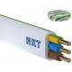 Flat installation wire YDYP 3X 2.5 Earth white 450/750V Class 1