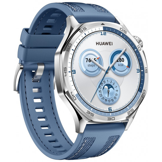 Huawei WATCH GT5 46mm 3.63 cm (1.43) AMOLED Digital 466 x 466 pixels Stainless steel GPS (satellite)