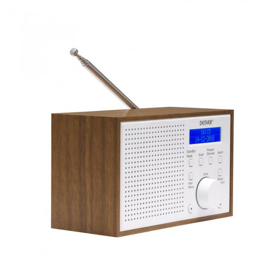 Denver DAB-46 Compact DAB+/FM Radio White