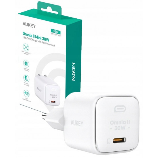 Wall Charger PA-B1L White Omnia II Mini1xUSB-C PowerDelivery 30W 5A