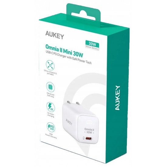 Wall Charger PA-B1L White Omnia II Mini1xUSB-C PowerDelivery 30W 5A