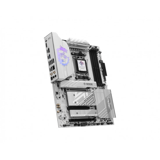 MSI MPG B850 EDGE TI WIFI | Processor family AMD | Processor socket AM5 | DDR5 | Supported hard disk drive interfaces SATA, M.2 | Number of SATA connectors 4