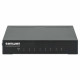 Intellinet 8-Port Gigabit Ethernet Switch, Metal (Euro 2-pin plug)